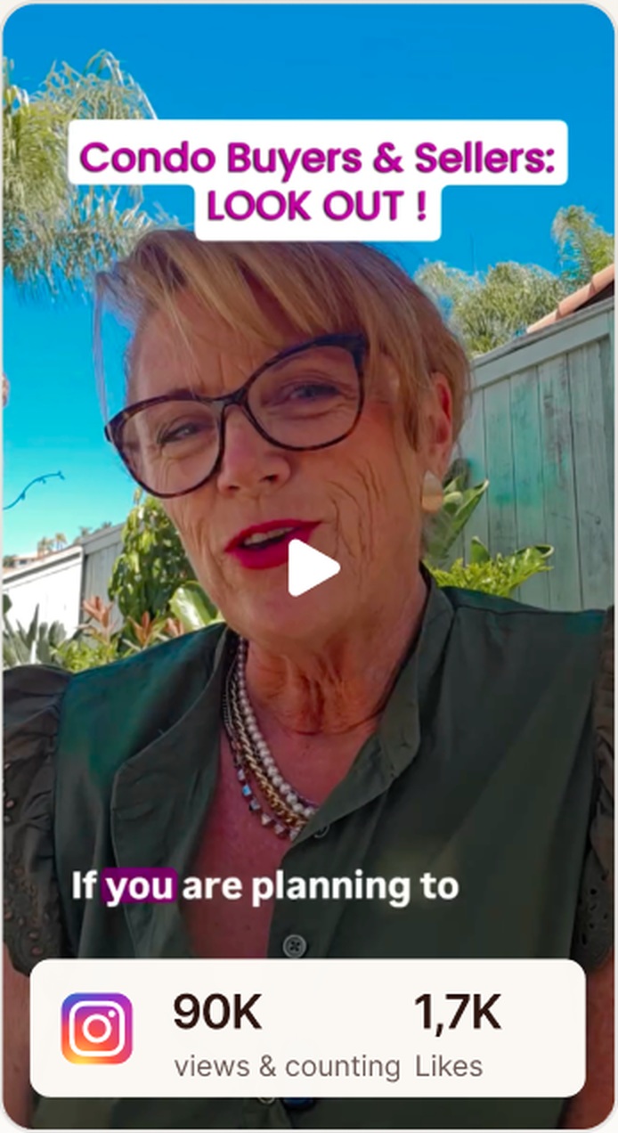 Instagram Reel from a Bedford learner titled Condo Buyers and Sellers: Look Out